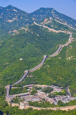 The Great Wall of China, UNESCO World Heritage Site, at Badaling, China, Asia