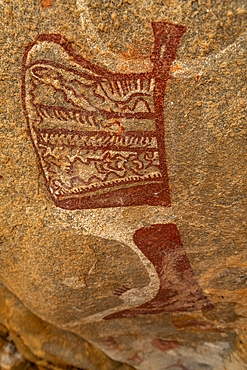 Rock art paintings of Laas Geel, near Hargeisa, Somaliland, Somalia, Africa