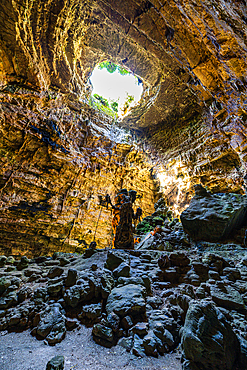 Castellana caves (Castellana Grotte), Apulia, Italy, Europe