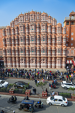 Hawa Mahal, Palace of the winds, Jaipur, Rajasthan, India