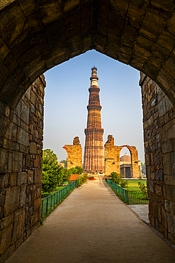 Unesco Qutb Minar complex, Delhi, India