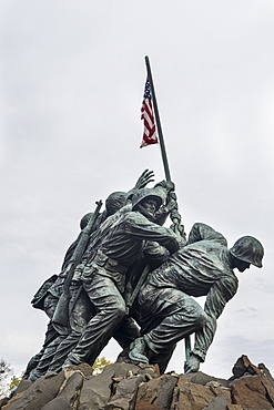 US Marine Corps War Memorial, Arlington, Virginia, United States of America, North America