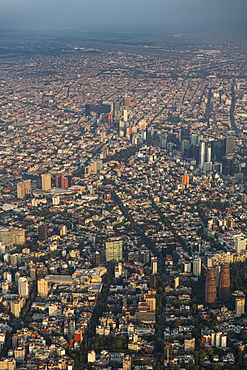 Aerial of Mexico City, Mexico, North America