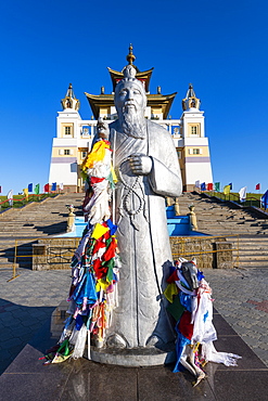 The Golden Abode of the Buddha Shakyamuni (Burkhan Bakshin Altan Sume), Elista, Republic of Kalmykia, Russia, Eurasia