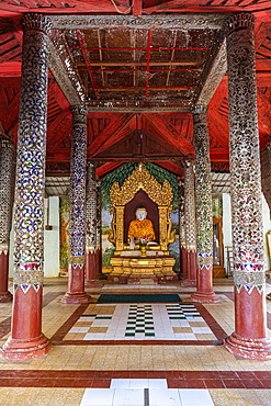 Shwezigon Pagoda, Nyaung-U, near Bagan (Pagan), Myanmar (Burma), Asia