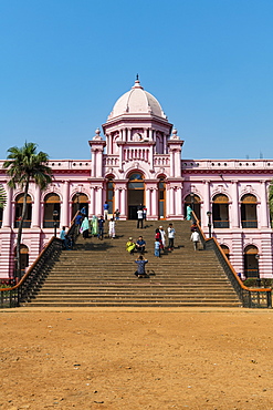 Entrance of the Pink Palace, Ahsan Manzil, Dhaka, Bangladesh, Asia