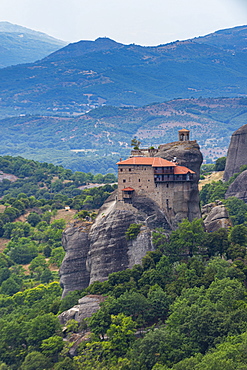 Holy Monastery of St. Nicholas Anapafsas, UNESCO World Heritage Site, Meteora Monasteries, Greece, Europe