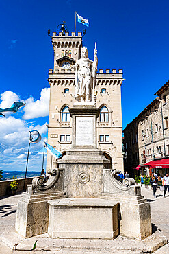 Palazzo Pubblico, Historic Center, UNESCO World Heritage Site, San Marino, Europe