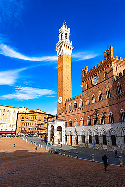 Piazza del Campo, main square in Siena, UNESCO World Heritage Site, Tuscany, Italy, Europe