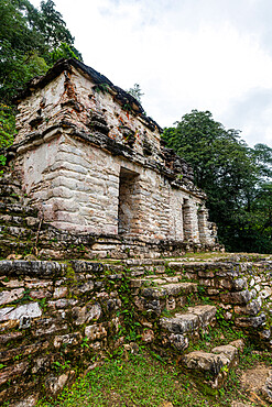 Ancient Maya archaeological site of Bonampak, Chiapas, Mexico, North America