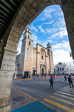 Merida Cathedral, Merida, Yucatan, Mexico, North America