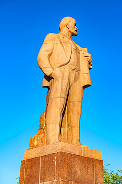 Lenin statue on Lenin Square, Chita, Zabaykalsky Krai, Russia, Eurasia