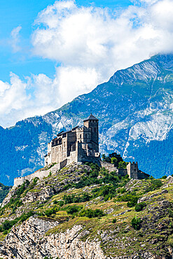 Chateau de Tourbillon, Sion, Valais, Switzerland, Europe