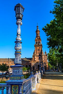 Plaza de Espana, Seville, Andalucia, Spain