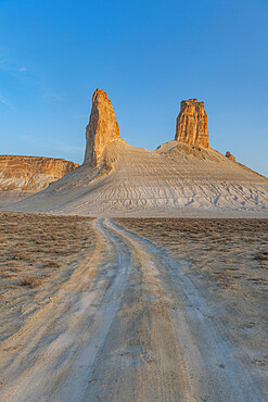 Early morning, Bozzhira Canyon, Ustyurt plateau, Mangystau, Kazakhstan, Central Asia, Asia