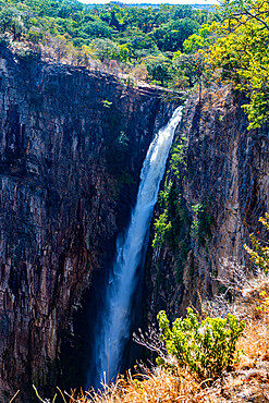 Kalambo falls, border between Zambia and Tanzania, Africa