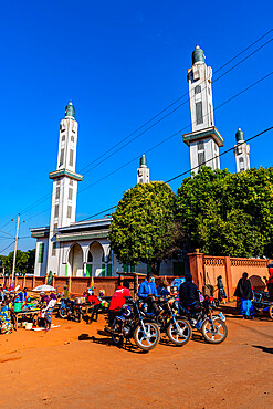 Mosque in the Market of Dalaba, Futa Djallon, Guinea Conakry, Africa