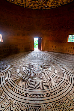 Case a Palabres, former meeting room for the elders, Dalaba, Futa Djallon, Guinea Conakry, Africa