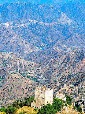 Fortified tower, Fayfa mountain, Jazan province, Saudi Arabia