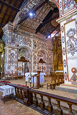 Inner yard, San Miguel de Velasco Mission, Jesuit Missions of Chiquitos, UNESCO World Heritage Site, Santa Cruz department, Bolivia, South America