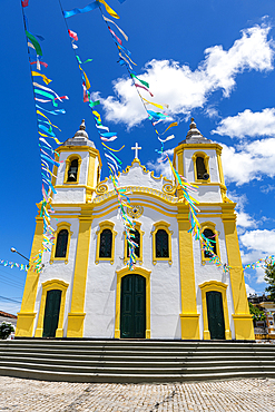 Matriz Sagrado Coracao de Jesus church, Laranjeiras, Sergipe, Brazil, South America