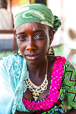 Local sales woman, Garoua, Northern Cameroon, Africa