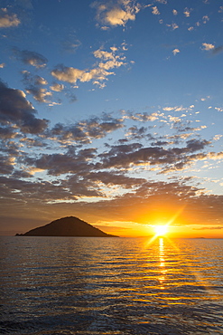 Sunset at Cape Maclear, UNESCO World Heritage Site, Lake Malawi, Malawi, Africa