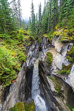 Maligne Canyon, Jasper National Park, UNESCO World Heritage Site, Alberta, Canadian Rockies, Canada, North America