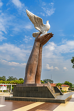 Peace monument, Luena, Moxico, Angola, Africa