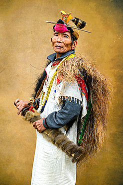 Nyishi Tribal people, Ziro Valley, Arunachal Pradesh, India, Asia