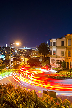 Lombard Street, San Francisco, California, United States of America, North America