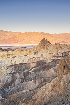 Zabriskie Point in Death Valley National Park, California, United States of America, North America