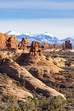 Elephant Butte, Arches National Park, Moab, Utah, United States of America, North America