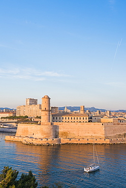 Fort Saint Jean, Marseille, Bouches du Rhone, Provence, Provence-Alpes-Cote d'Azur, France, Mediterranean, Europe