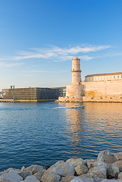 Fort Saint Jean, Marseille, Bouches du Rhone, Provence, Provence-Alpes-Cote d'Azur, France, Mediterranean, Europe