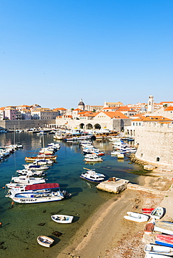 Dubrovnik Harbour, UNESCO World Heritage Site, Dubrovnik, Croatia, Europe