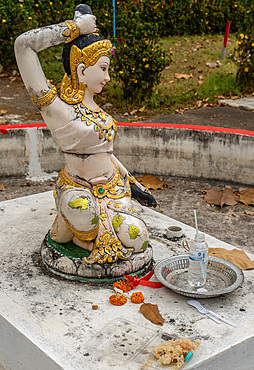 Buddhist temples in the town of Lampang, Chiang Mai province, northern Thailand