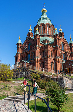 Views of the exterior of the Orthodox Church of Finland, Helsinki, Finland, Europe