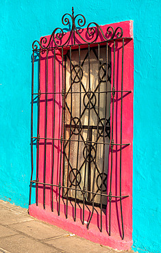 Views of the historical old town in Puebla,Mexico