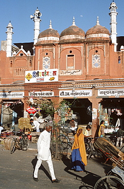 India, rajahstan, jaipur, street scene.