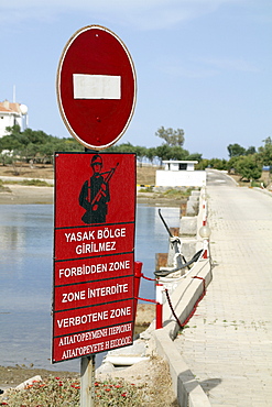 Cyprus. Varosha ghost town in Famagusta, Turkish occupied North Cyprus.