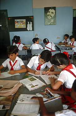 Cuba. Primary school classroom. Havana