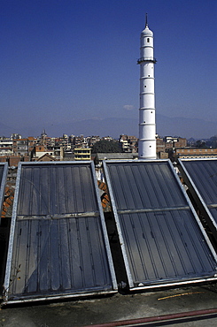 Solar energy, nepal. Khatmandhu