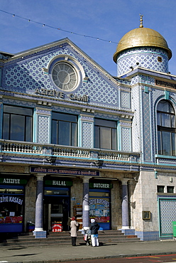 Uk aspect of the aziziye mosque in stoke newington, east london