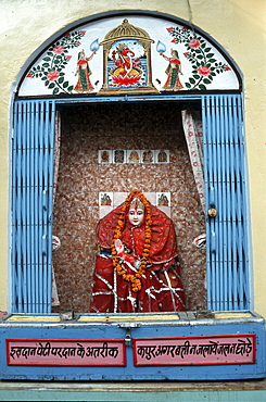 India, varanasi, shrine.