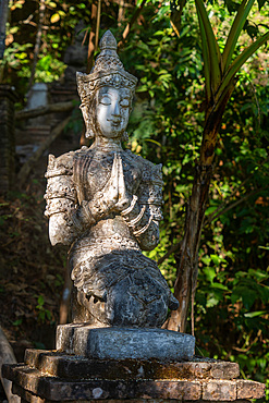 Wat Pha Lat Buddhist temple in the hills above Chiang Mai, Thailand