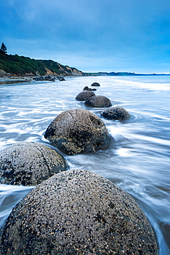 Moeraki boulders, Moeraki, Otago, South Island, New Zealand, Pacific