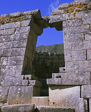 Inca site, Machu Picchu, UNESCO World Heritage Site, Peru, South America