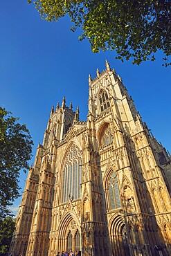 York Minster, the cathedral in the historic heart of the city of York, Yorkshire, England, United Kingdom, Europe