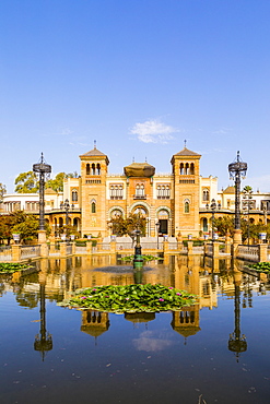 Museum of Popular Arts and Traditions in Maria Luisa Park, Seville, Andalusia, Spain, Europe